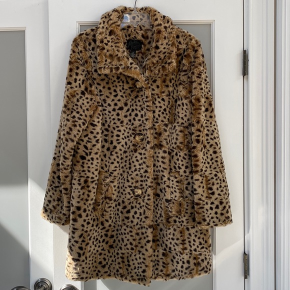 Lucky Brand Faux Fur Coat 